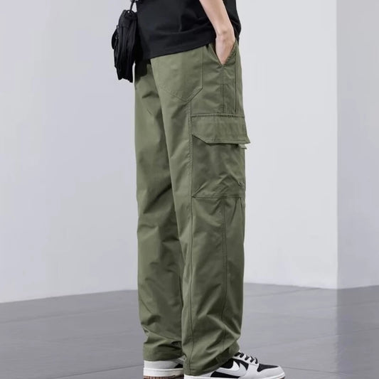 Work Wear Casual Pants Men's Breathable Loose Trousers Overalls for Men Working Clothes Comfortable Pant - Ellianto fashion Men's