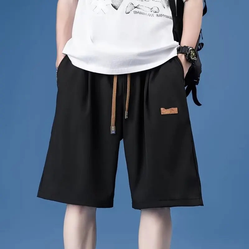 Workwear shorts, men's multiple pockets, medium shorts, summer thin loose cropped pants - Ellianto fashion Men's
