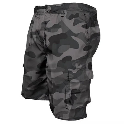 Men's Summer Tactical Cargo Shorts Military - Inspired Fashionable Pockets Camouflage for Jogging, Hiking & Work - Ellianto fashion Men's