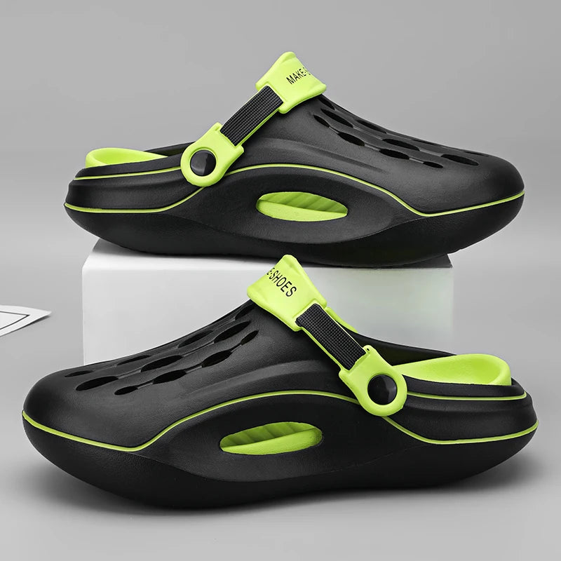 Fashion Men Outdoor Sandals Slippers Beach Comfortable Clogs Fashion Men Women Casual Shoes Garden Shoes Mens Beach Sandals - Ellianto fashion Men's