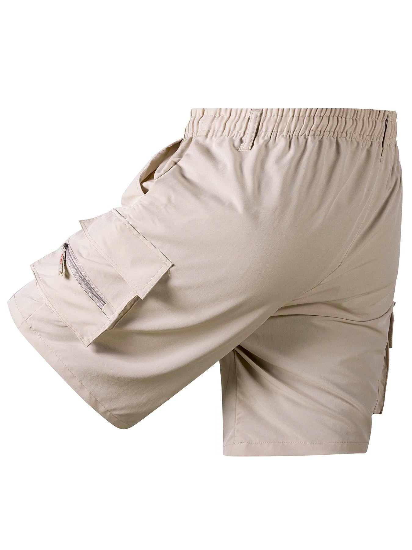 Men's Loose Cargo Shorts Multiple Pockets Sports - Inspired Casual Style Summer Running Half Pants for Outdoor Beach Fun - Ellianto fashion Men's