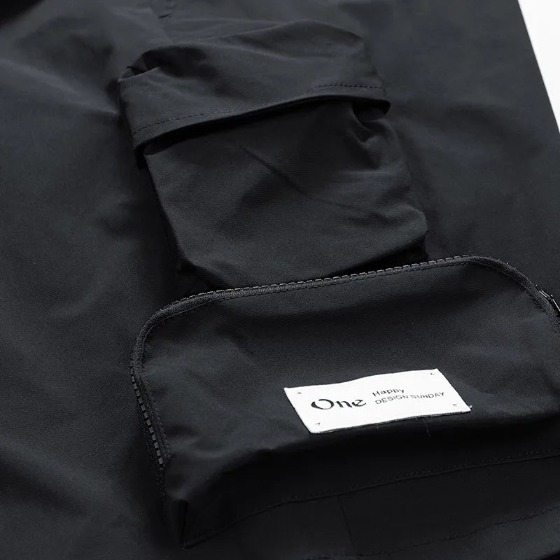 New Fashion Men Cargo Shorts Outdoor Loose Multiple Pockets Sports Shorts Summer Breathable Solid Comfort Casual Shorts Men - Ellianto fashion Men's