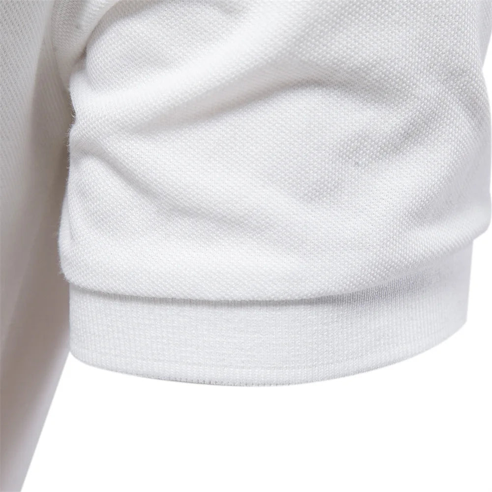 2025 Premium Men's Polo Shirt Deer Embroidery Design 80% Cotton EU Size Casual Short Sleeve Shirts Business Polo Tops Hot Seller - Ellianto fashion Men's