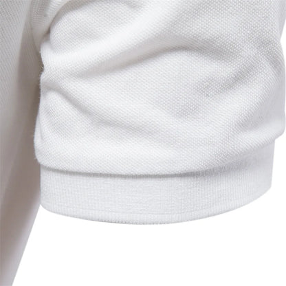 2025 Premium Men's Polo Shirt Deer Embroidery Design 80% Cotton EU Size Casual Short Sleeve Shirts Business Polo Tops Hot Seller - Ellianto fashion Men's