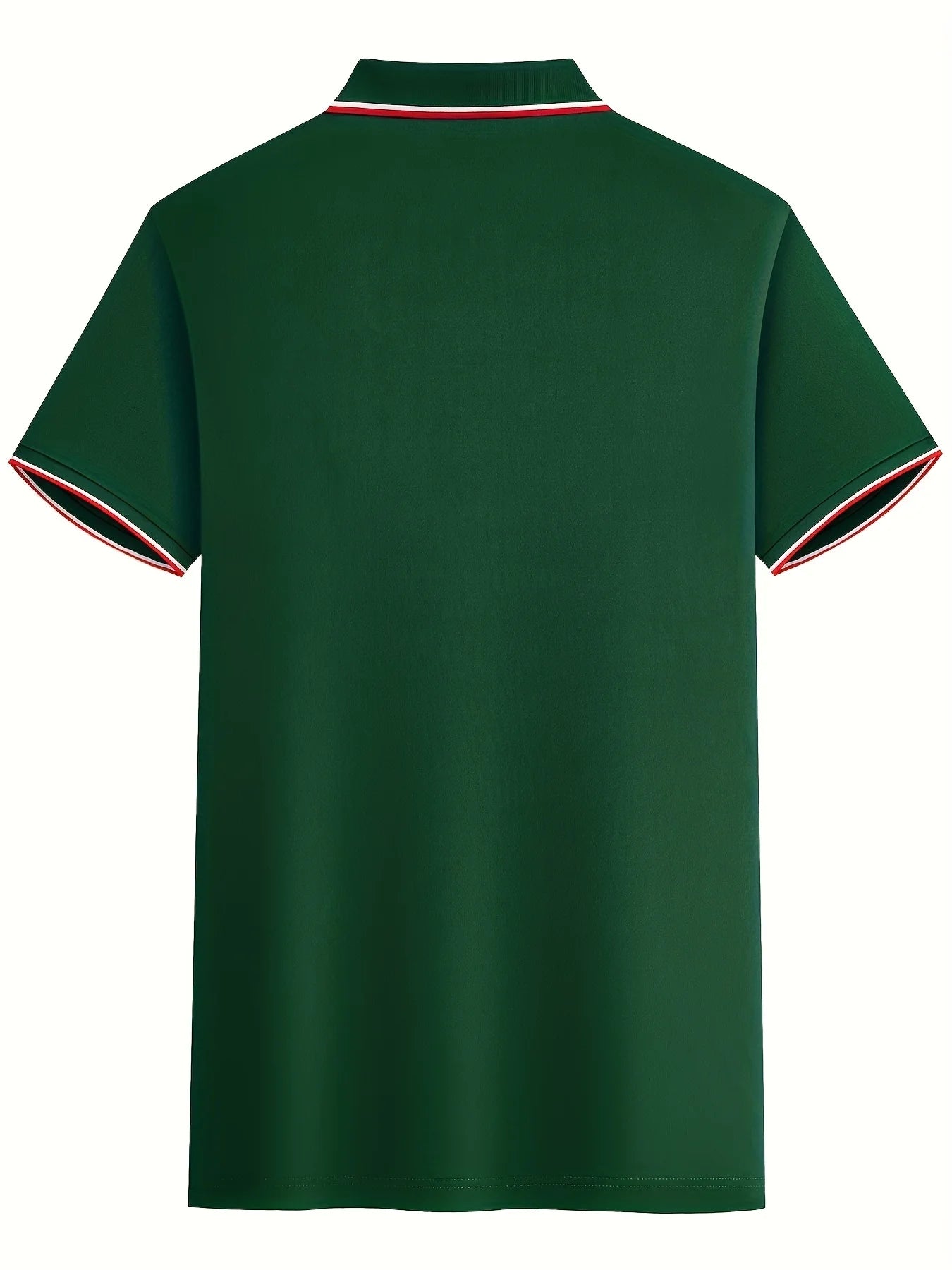 Men's 100 cotton summer casual fashion loose plus size flag pattern printed lapel short sleeved polo shirt top travel outfit - Ellianto fashion Men's