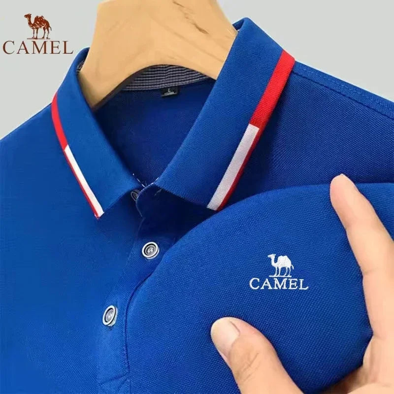Set European brand Polo shirts for men in the new summer of 2025, high-quality, fashionable, casual, comfortable and breathable shor - Ellianto fashion Men's