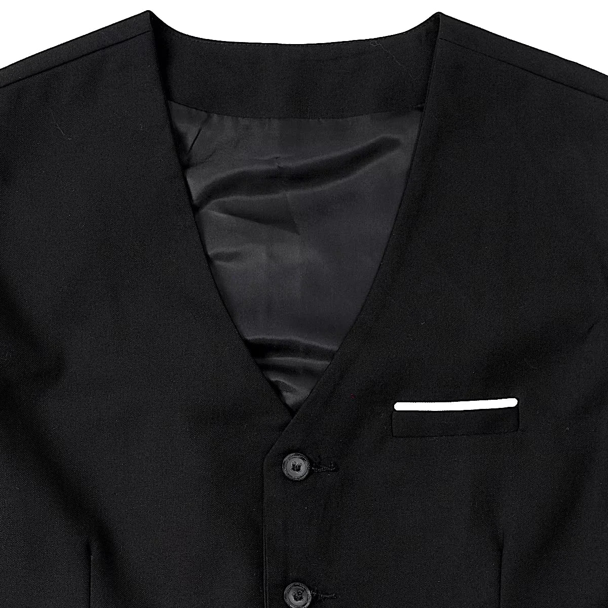 Mens Suit Vest Male Business Formal Wedding Office Birthday Party Outfit Set Easter Church Jacket Black Waistcoat - Ellianto fashion Men's