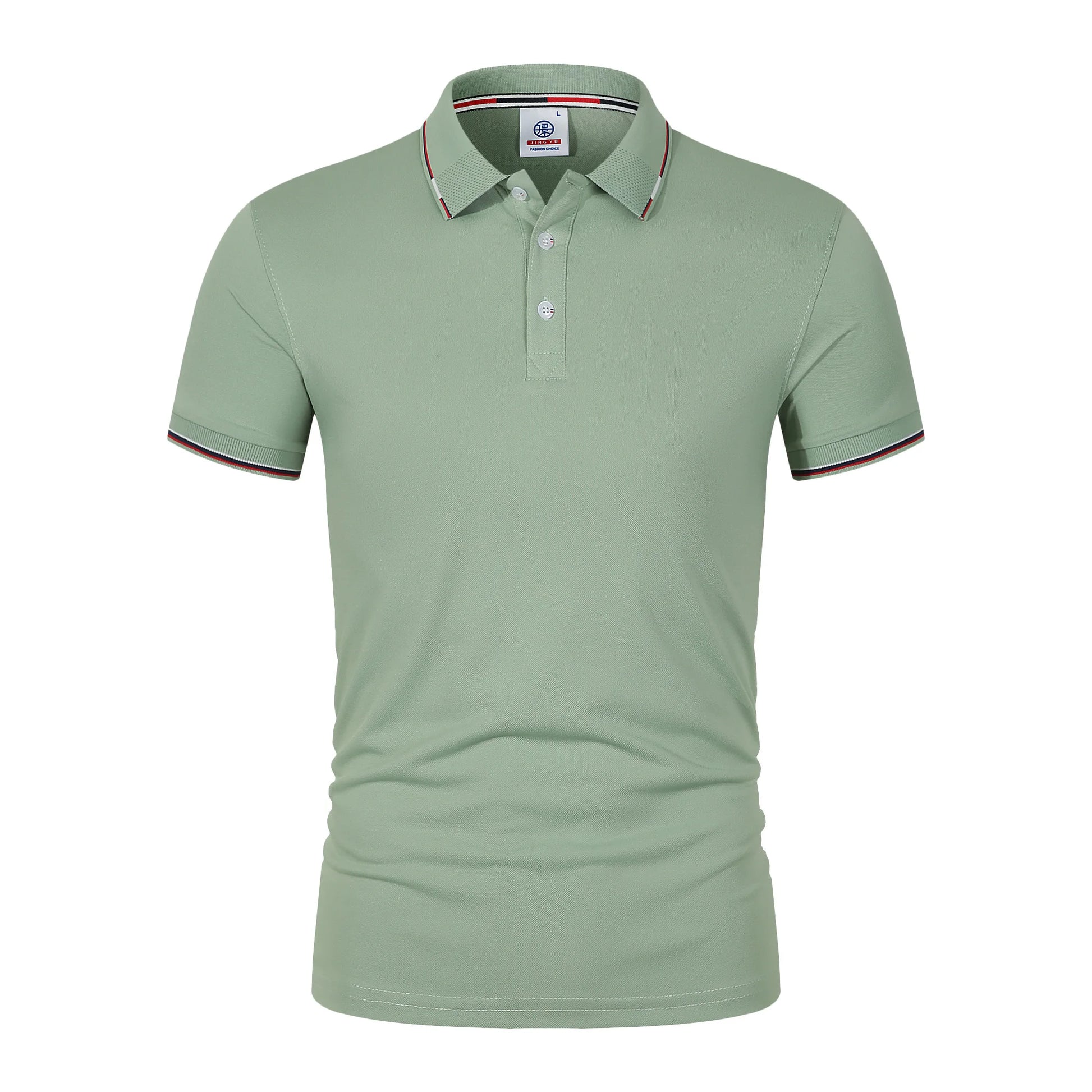 2025 New fashion high quality classic men's short sleeve polo summer casual polo collar S-3XL simple solid color breathable comf - Ellianto fashion Men's