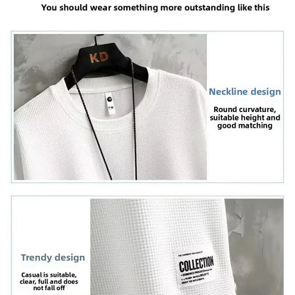 Men's Sportswear Set Summer Short Sleeve T-shirt Casual Shorts Two-piece Trendy Fashion Cross-Border Bestseller - Ellianto fashion Men's