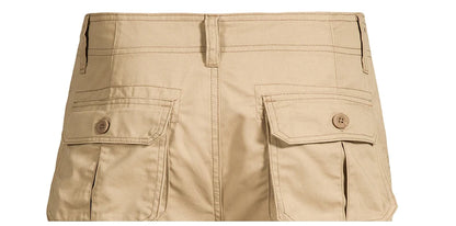 Men's Shorts Loose Large Size Multi-Pocket Overalls Summer Cotton Comfortable Nickel Pants Outdoor Casual Sports Beach Pants - Ellianto fashion Men's