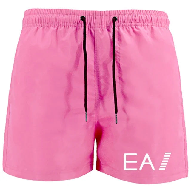 Set 2025 Summer men's swimwear and shorts brand swimwear, sexy swimwear, low-waist breathable swimwear, beach surfing swimming trunk - Ellianto fashion Men's