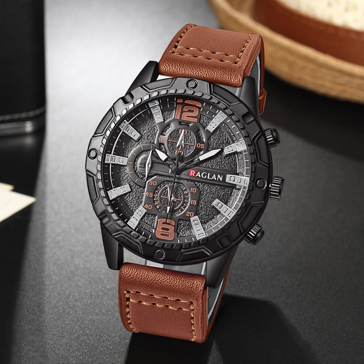Top Brand Watch For Men Fashion Watches Leather Strap Clock Man Wristwatch Gift Relogio Masculino Reloj Hombres - Ellianto fashion Men's