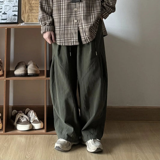Japanese Vintage Work Pants – Loose-Fit, Wide-Leg Comfort and Effortless Style for the Modern Gentleman