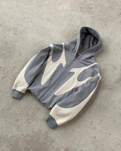 Streetwear Y2K Zip Up Hoodie Men Women New Style Gothic Long Sleeve Jacket Sweatshirt Harajuku Hip Hop Oversized Hoodie Clothes