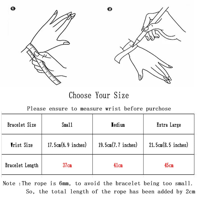 New In Men Bohemia Rope Bracelet Attract Magentic Braclet Adventure Survival Braslet Pulseras Hilo Hombre Beach Surf Brazalete - Ellianto fashion Men's