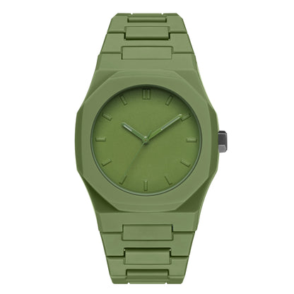Simple casual men's watches, macaroon color quartz watches, round dial quartz watches, suitable for daily life, gifts - Ellianto fashion Men's
