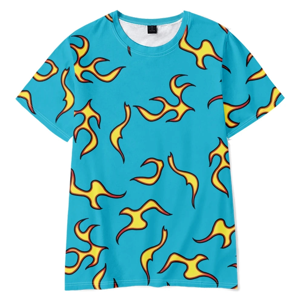 The Creator Golf Fire Flame Blue Hawaiian Shirt – Lightweight, Bold Summer Style for Effortless Beach and Streetwear Comfort for the Modern Gentleman
