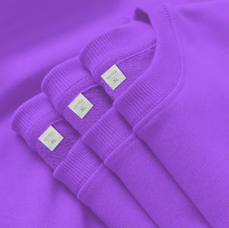 Thick Cotton Pullover Sweatshirt – Japanese-Inspired Comfort and Effortless Style for the Modern Gentleman
