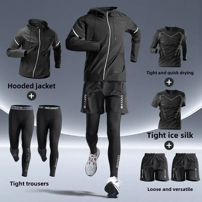 Men’s Premium Sports Set – Quick-Dry, Night-Safe & High-Performance for Running, Cycling & Training