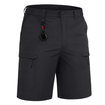 TACVASEN Summer Moisture Wicking Casual Shorts Mens Cargo Work Shorts Running Jogging Sports Bottoms Nylon Rip-Stop Short Pants - Ellianto fashion Men's