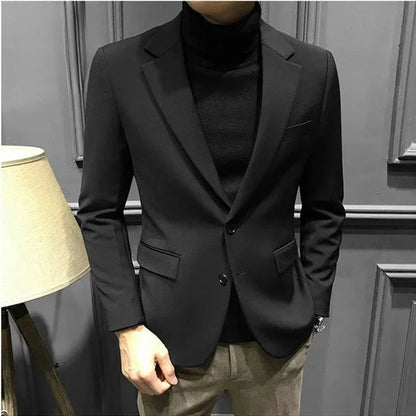 Elegant Cropped Business Blazer for Men – By Ellianto - Ellianto fashion Men's