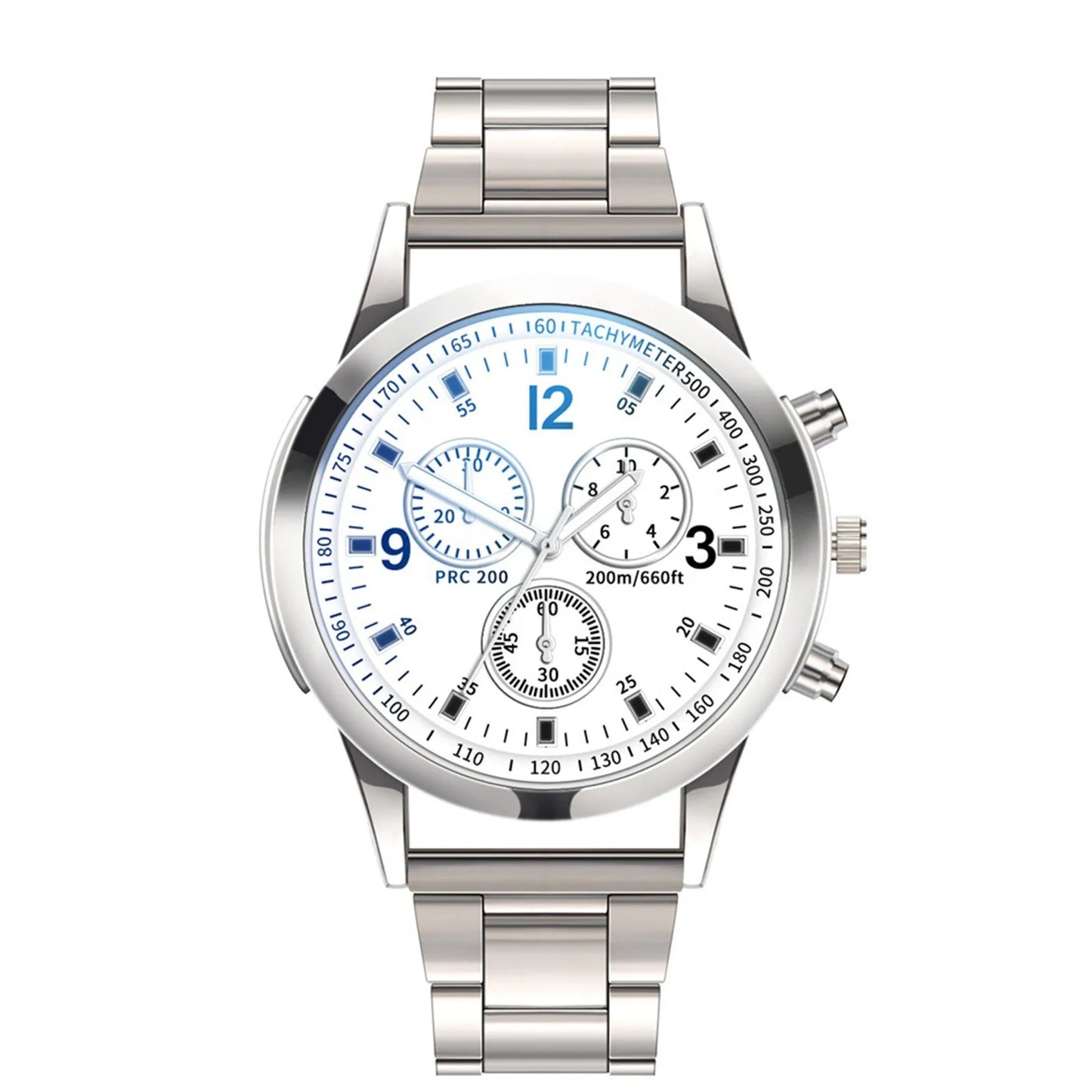 2025 Fashion Men Luxury Watches Mens Business Stainless Steel Casual Quartz Watch for Male Wristwatch Relogio Masculino Relógio - Ellianto fashion Men's