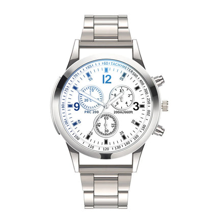 2025 Fashion Men Luxury Watches Mens Business Stainless Steel Casual Quartz Watch for Male Wristwatch Relogio Masculino Relógio - Ellianto fashion Men's