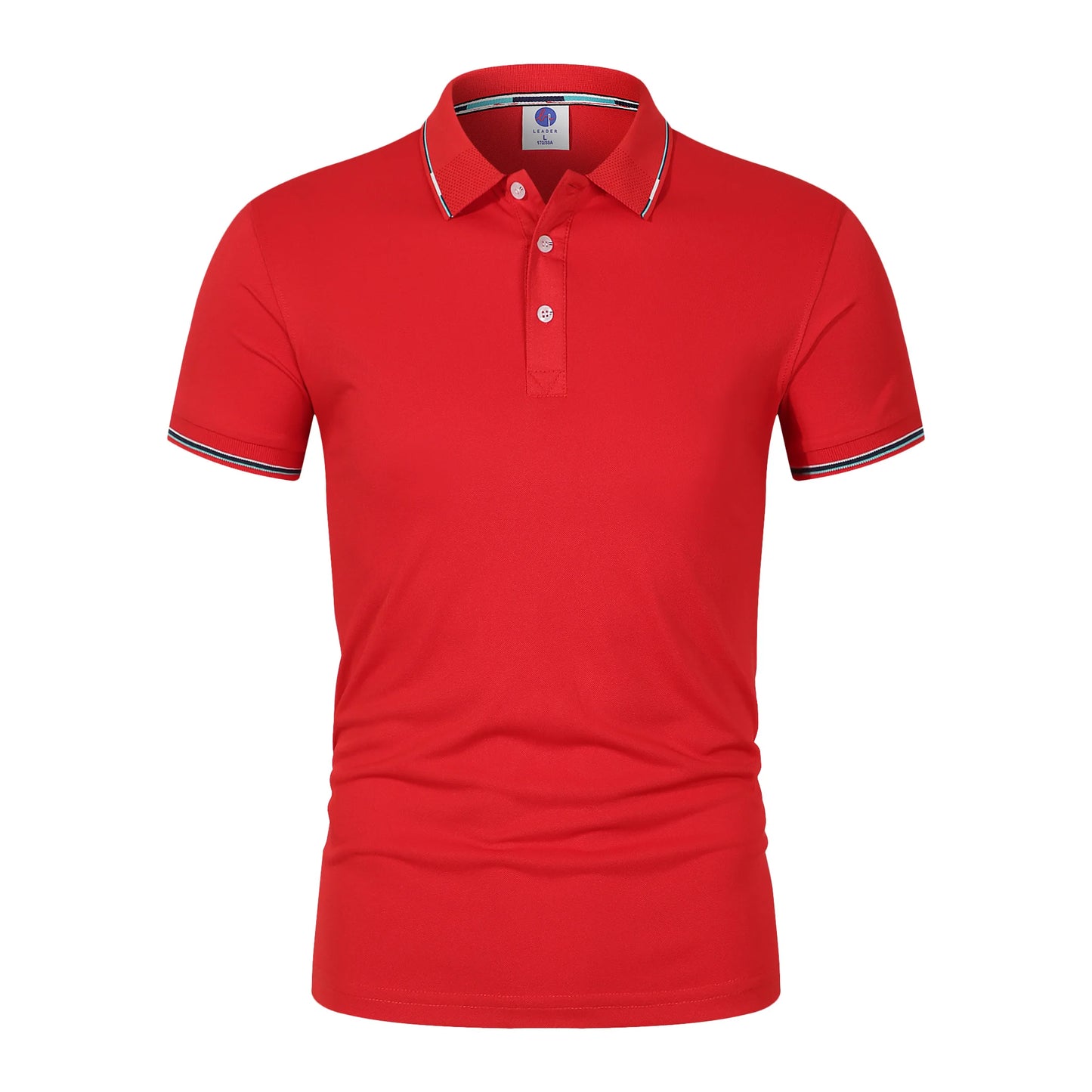 2025 New fashion high quality classic men's short sleeve polo summer casual polo collar S-3XL simple solid color breathable comf - Ellianto fashion Men's