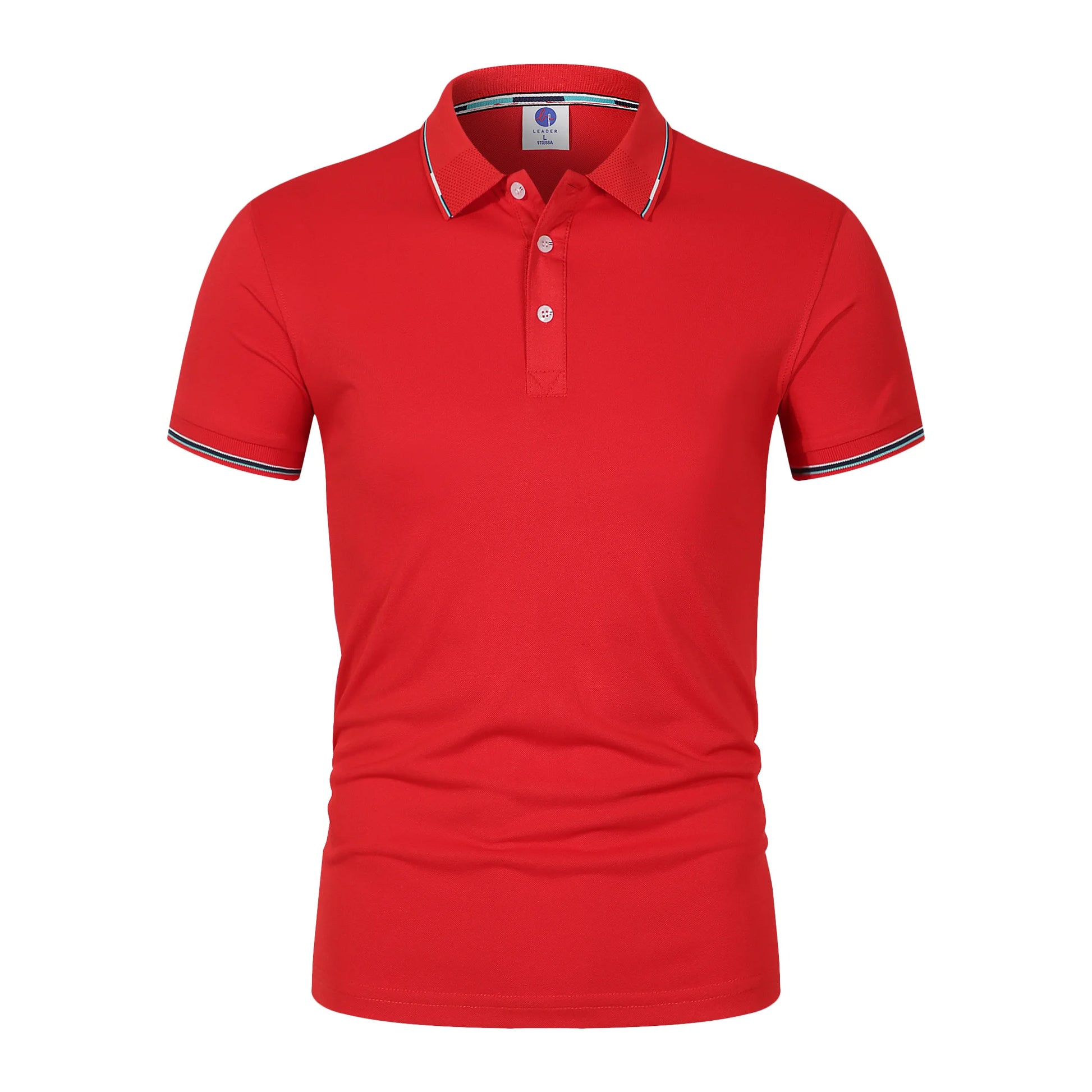 2025 New fashion high quality classic men's short sleeve polo summer casual polo collar S-3XL simple solid color breathable comf - Ellianto fashion Men's