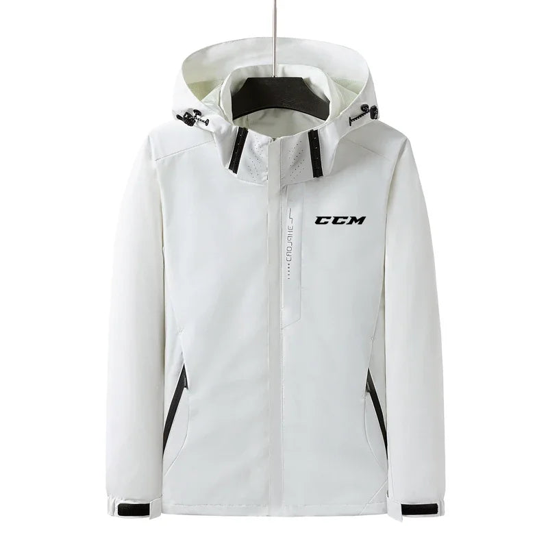 2025 New American Jacket Men's Spring and Autumn Outdoor Travel Mountaineering Coat Functional Soft Shell Trendy Charge Coat - Ellianto fashion Men's