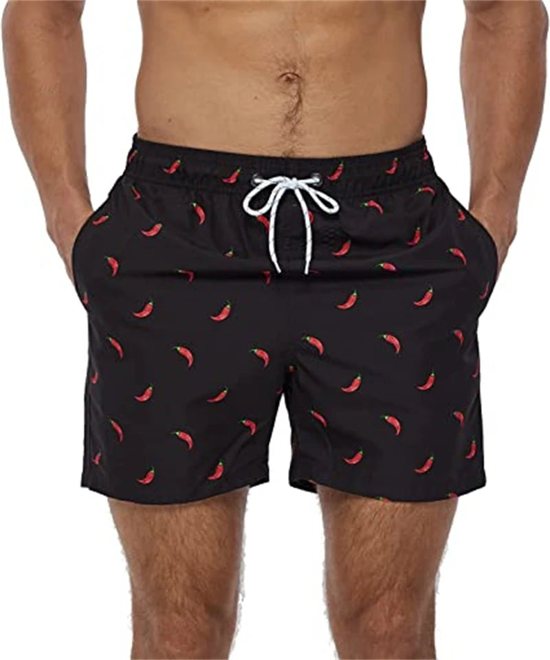 Men Summer Swimwear Shorts Male Swimming Trunks Swimsuits Beachwea Man Surf Beach Swim Sport Pants Board And Pockets - Ellianto fashion Men's