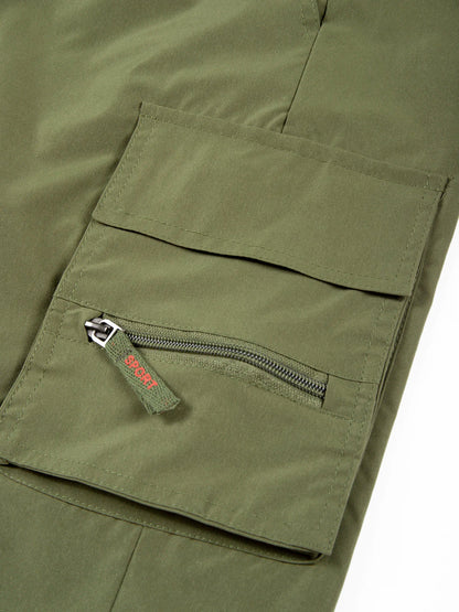 Men's Shorts Loose Large Size Multi-Pocket Overalls Summer Comfortable Elastic Waist Pants Outdoor Casual Sports Beach Pants - Ellianto fashion Men's