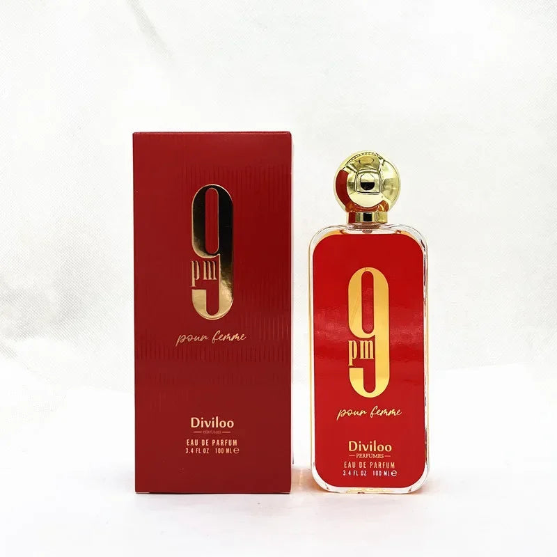 100ml/ 3.4oz 9pm 9am Men's Perfume Light Fragrance Fragrance Women's Unisex Parfum Long Lasting Charming Charm Gift - Ellianto fashion Men's
