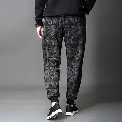 Men’s Summer Loose-Fit Camouflage Work Pants – Lightweight, Breathable Straight-Leg Design for Casual Sports Comfort