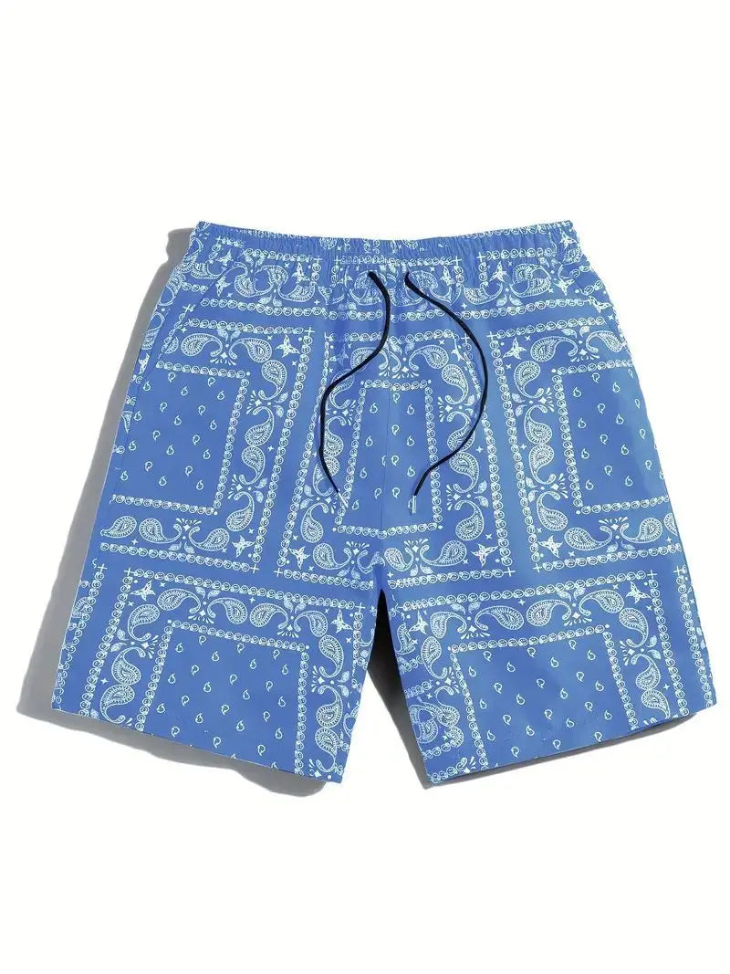 New 3D Print Bandana Clothing Fashion Men Women Shorts Plus Size S-7XL Streetwear Pants Cargo Shorts Men Basketball Summer 2025 - Ellianto fashion Men's