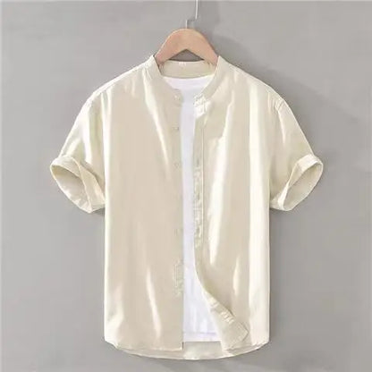 Men’s Linen Short-Sleeve Shirt – Fresh, Lightweight Comfort and Effortless Summer Style for the Modern Gentleman