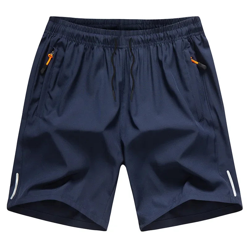 Summer Men Shorts Ice Silk Running Gym Sport Shorts Quick Dry Breathable Beach Short Pant Fitness Jogging Cool Casual Sportswear 2025 - Ellianto fashion Men's