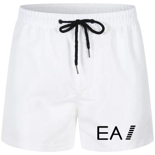 Set 2025 Summer men's swimwear and shorts brand swimwear, sexy swimwear, low-waist breathable swimwear, beach surfing swimming trunk - Ellianto fashion Men's