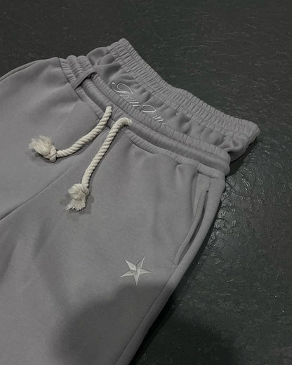 Embroidered Trousers Personality Men Clothing American Street Sweatpants Couple Clothing Matching Trendy Cool Women Pants - Ellianto fashion Men's
