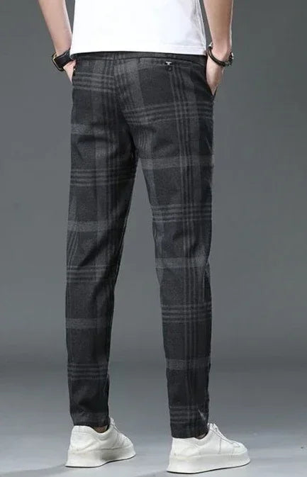Work Social Tailoring Man Suits Pants Gray Business Trousers for Men Office Summer 2025 New in Chinese Homme Formal High Quality - Ellianto fashion Men's