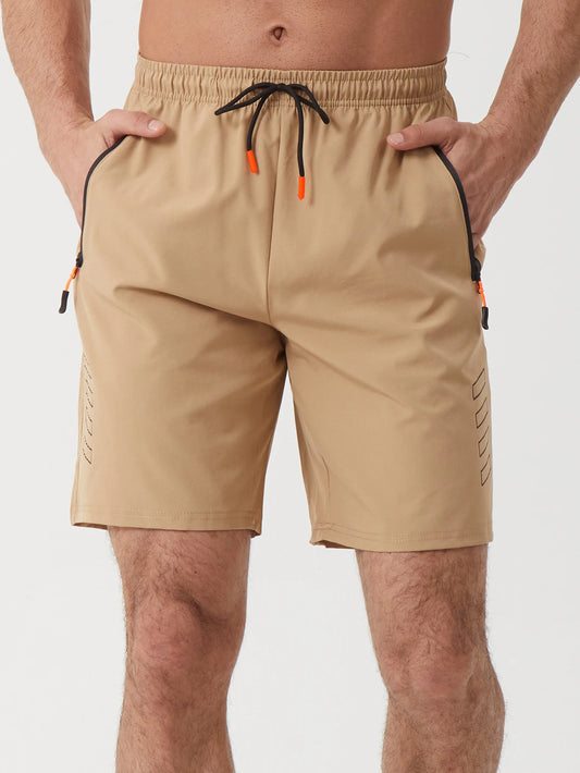 [USA Size] For 2025 Summer New Mens Casual Bermuda Trouers Beach Solid Shorts Sport Running Man Pants OverSize - Ellianto fashion Men's