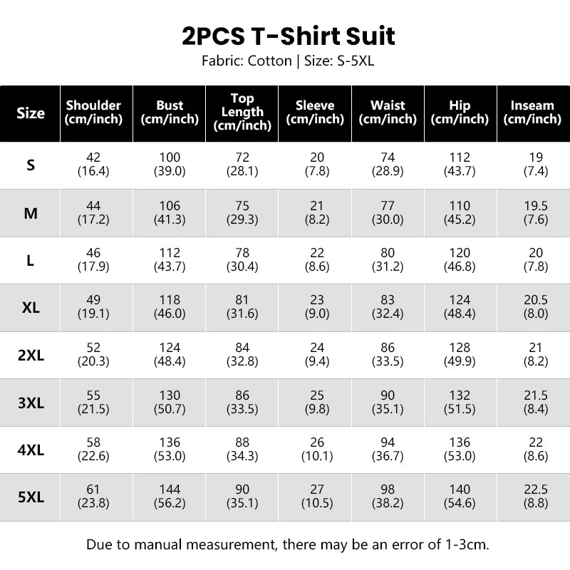 Set 2025 Men's Sports Set Graphic Print Workout Streetwear Matching Tracksuit Casual O-neck Short Sleeve Tees And Shorts Outfits - Ellianto fashion Men's