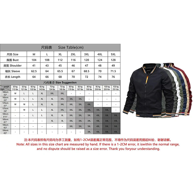 Spring Summer Bomber Jacket Men Black Casual Slim Fit Baseball Mens Jackets New Autumn Fashion High Quality Jackets for Men - Ellianto fashion Men's
