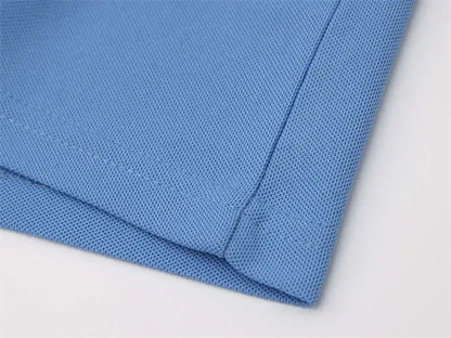 2025 Men's New Summer Embroidery Business Casual Short Sleeved POLO Shirt Fashion Short Sleeved Cool Breathable Top Polo Shirt - Ellianto fashion Men's