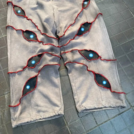 2025 Gothic Embroidered Joggers – Retro Hip-Hop Style and Oversized Comfort for the Modern Gentleman
