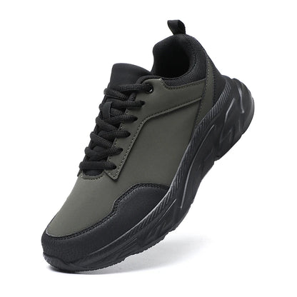 Autumn Men Sneakers Thick Soled Casual Shoes Men Cushioning Sports Shoes Outdoor Waterproof Walking Shoes Plus Size 39-48 - Ellianto fashion Men's