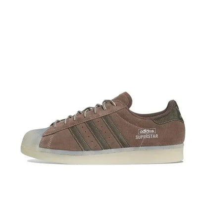 Adidas Originals Superstar Men's Women's Skateboarding Shoes, Lightweight, Durable, Non-slip, Low-top Board Shoes, Black/White - Ellianto fashion Men's