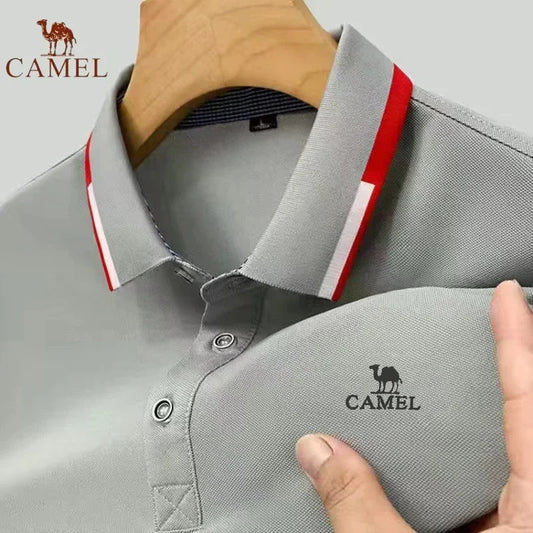 Set European brand Polo shirts for men in the new summer of 2025, high-quality, fashionable, casual, comfortable and breathable shor - Ellianto fashion Men's