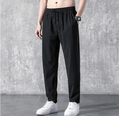 Men’s Summer Loose-Fit Camouflage Work Pants – Lightweight, Breathable Straight-Leg Design for Casual Sports Comfort