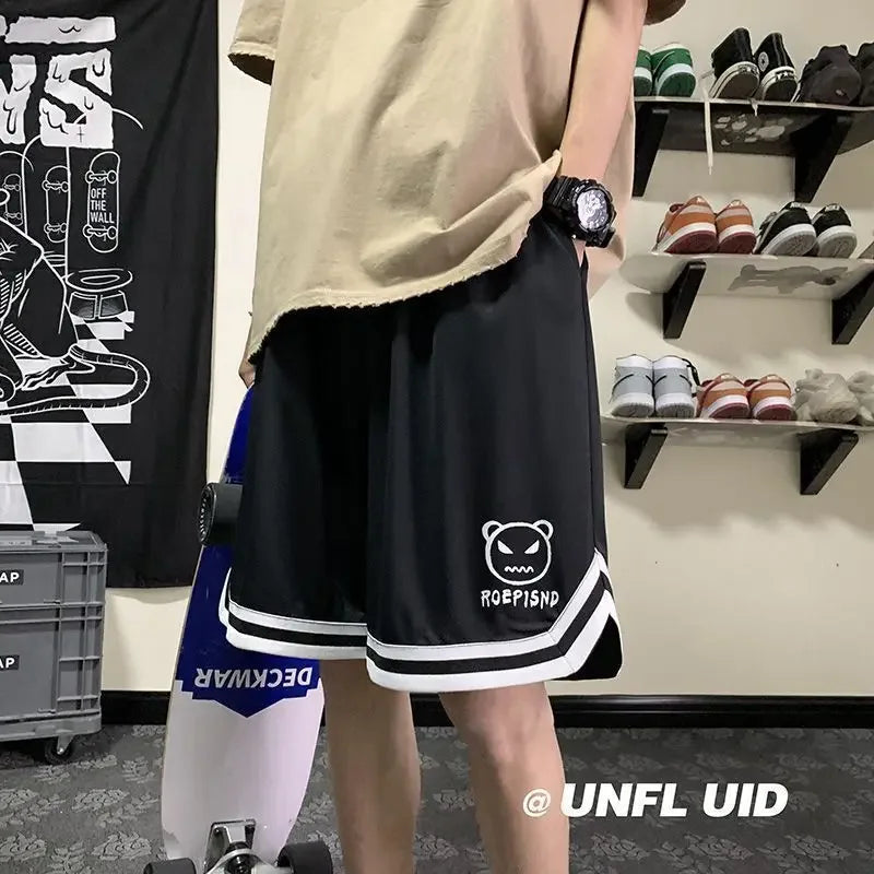 New Arriavl Summer Chicago Baskerball Pants Jersey West Coast Culture Beach Shorts Fitness Sports Training Gym Shorts Men - Ellianto fashion Men's